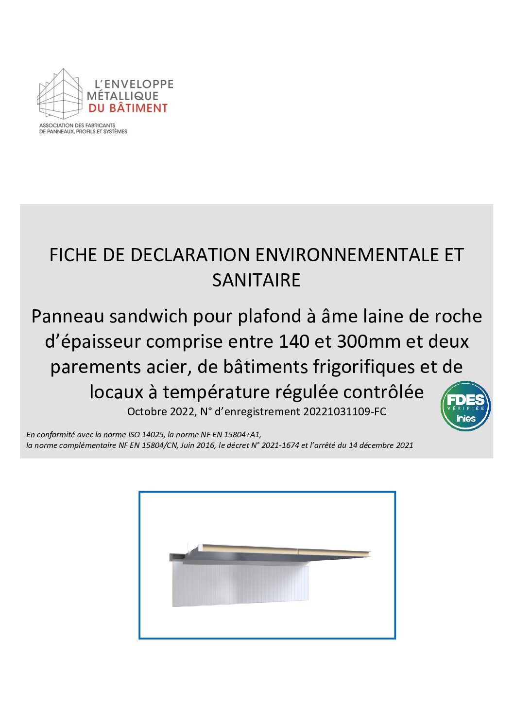 Aperçu de FDES PSplafondLDR 140-300