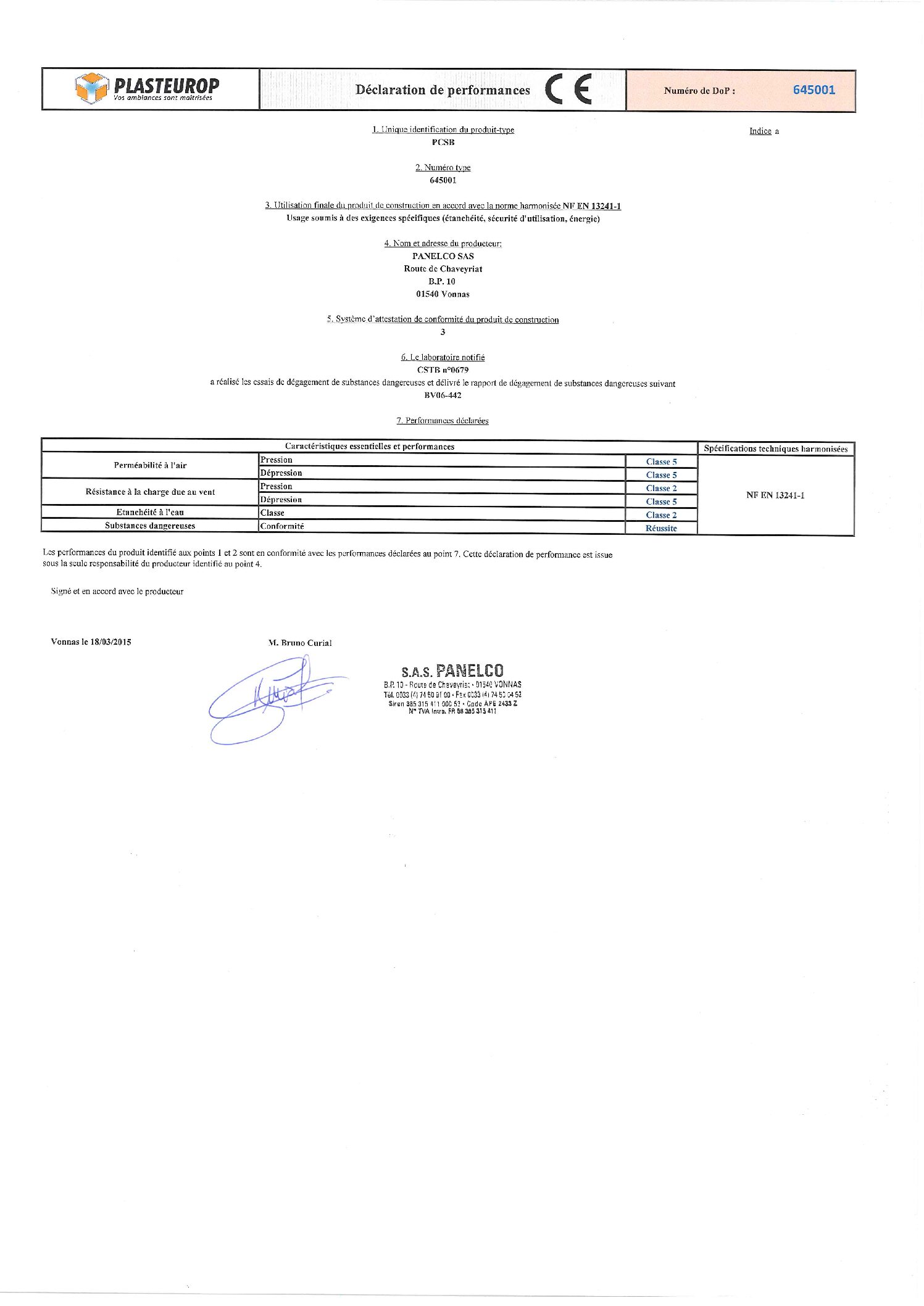 Aperçu de dop-pcsb